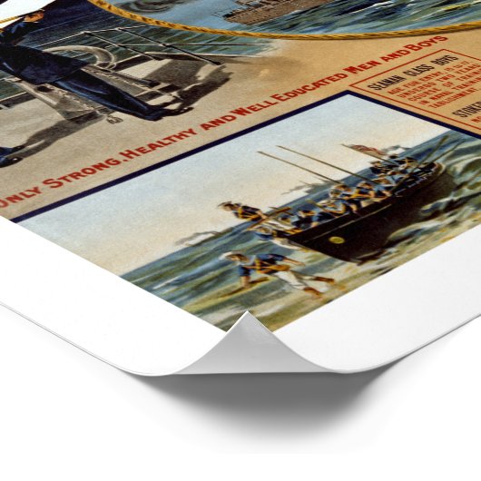 Poster Service naval du Canada (Coin)