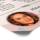 Poster Service Nota Mobile Rose moderne Parties scintilla (Coin)