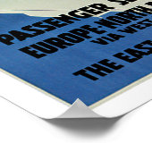 Poster Service passager de la compagnie est-asiatique (Coin)