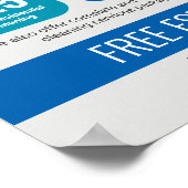 Poster Services de nettoyage de piscine professionnels (Coin)