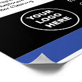 Poster Services de toiture personnalisés (Coin)