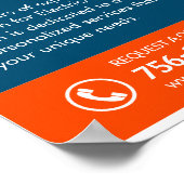 Poster Services d'entrepreneur électrique sur mesure (Coin)