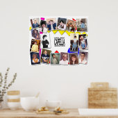 Poster Services d'inscription Capella Parti des années 80 (Cuisine)