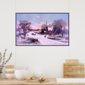 Poster Services ecclésiastiques Matin du soir de Noël (Cuisine)