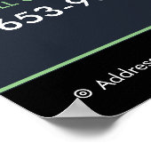 Poster Services professionnels solaires personnalisés (Coin)