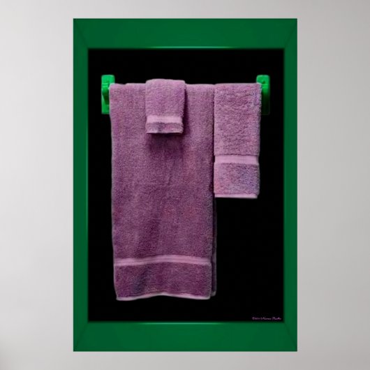 Poster Serviettes de bain à imprimer (Devant)