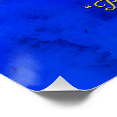 Poster Serviettes pour anniversaire marquant (Coin)