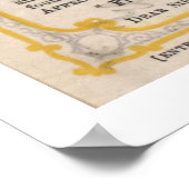 Poster Serviettes vintages Cholera Cure Publicité (Coin)