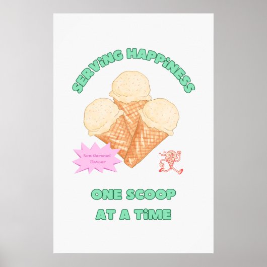 Poster Serving Happiness (Devant)