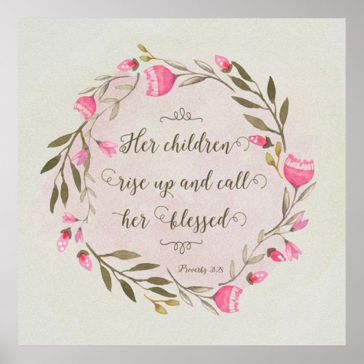 Poster Ses Enfants Se Laissent Et L'Appelent Bénie (Devant)