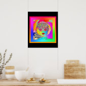 Poster Ses yeux sont sur le café (Cuisine)