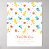 Sesame Pals White Polka Dot Statistiques de naissa