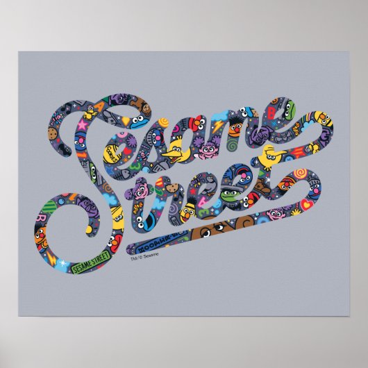 Poster Sésame Sésame | Logo Doodle (Devant)