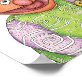 Poster Sesame Street Bert et Ernie Watercolor (Coin)