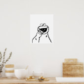 Poster Sesame Street | Cookie Monster (Cuisine)