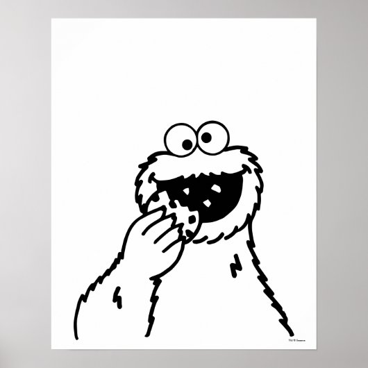 Poster Sesame Street | Cookie Monster (Devant)