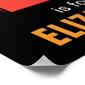 Poster Sesame Street | E est pour Elmo (Coin)