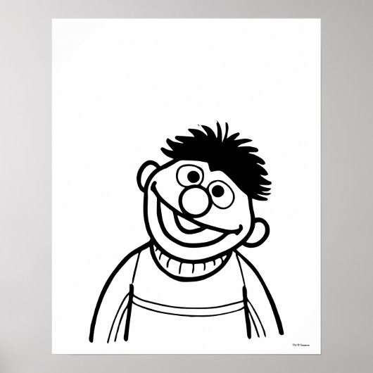 Poster Sesame Street | Ernie (Devant)