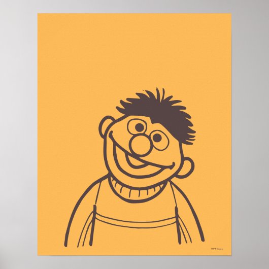 Poster Sesame Street | Ernie (Devant)