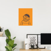 Poster Sesame Street | Ernie Bright (Bureau à domicile)