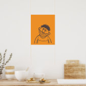 Poster Sesame Street | Ernie Bright (Cuisine)