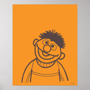 Poster Sesame Street Ernie Bright