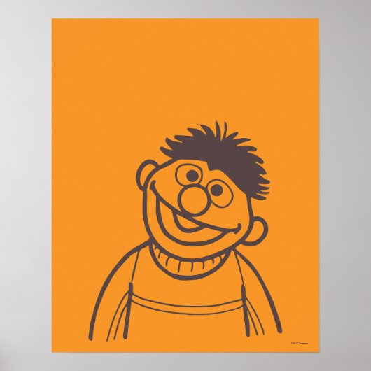 Poster Sesame Street | Ernie Bright (Devant)