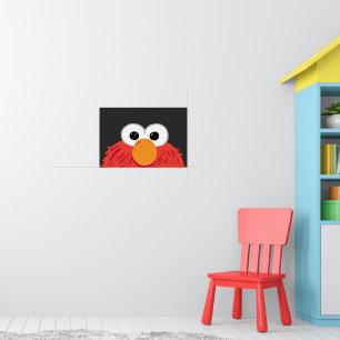 Poster Sesame Street Gros visage d'Elmo