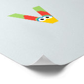 Poster Sesame Street | Lettres de l'alphabet (Coin)