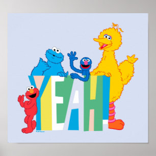 Poster Sesame Street Ouais !