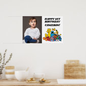 Poster Sesame Street Pals 1er anniversaire (Cuisine)