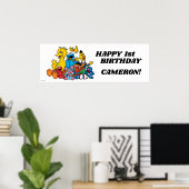 Poster Sesame Street Pals 1er anniversaire (Bureau à domicile)