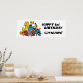 Poster Sesame Street Pals 1er anniversaire (Cuisine)