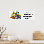 Poster Sesame Street Pals 1er anniversaire Bienvenue (Cuisine)