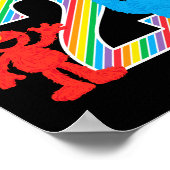 Poster Sesame Street Pals Chalkboard Rainbow 2nd Birthday (Coin)