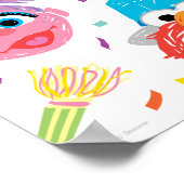 Poster Sesame Street Pals Confetti Anniversaire Bienvenue (Coin)