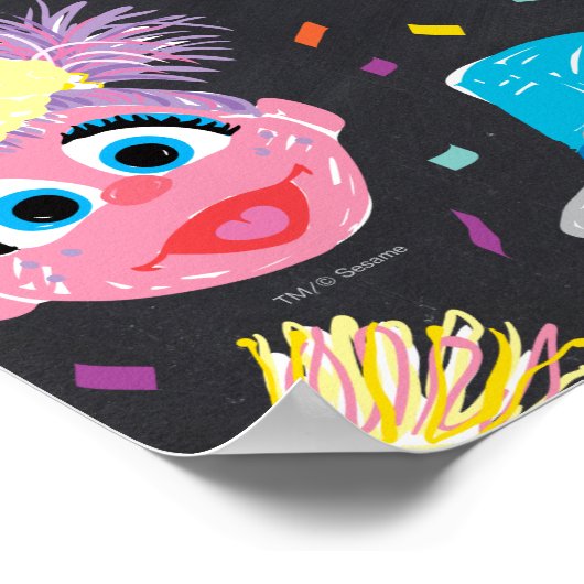 Poster Sesame Street Pals Confetti | Cartes et cadeaux (Coin)