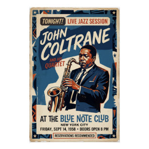 Poster Session live de John Coltrane