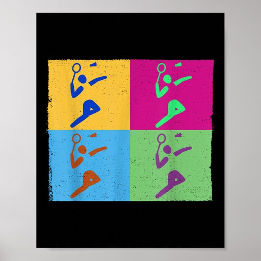 Poster Setback Game Shuttle Sport Badminton Racket For Me (Devant)