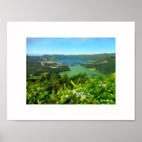 Poster Sete Cidades Açores