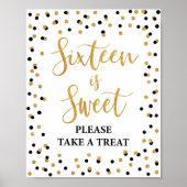 Poster Seteen is Sweet Please Take a Treat (Devant)