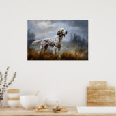 Poster Setter anglais (Cuisine)