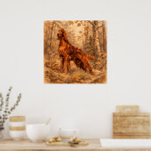 Poster Setter Irlandais,  (Cuisine)