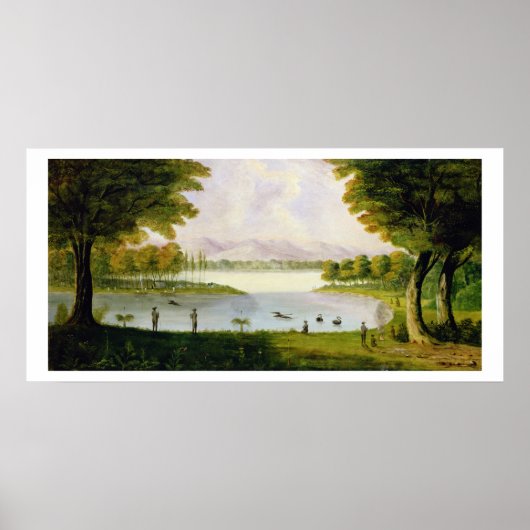 Poster Setting up Camp of the Naval Survey (Devant)