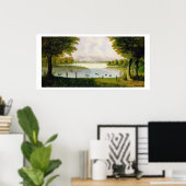 Poster Setting up Camp of the Naval Survey (Bureau à domicile)