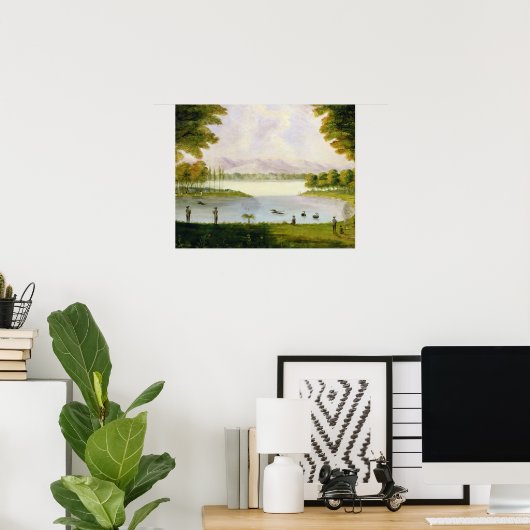 Poster Setting up Camp of the Naval Survey (Bureau à domicile)