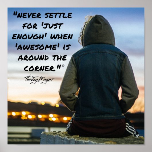 Poster "Settle" (Devant)