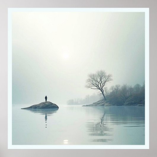 Poster Seul dans la conception de la fosse (Devant)