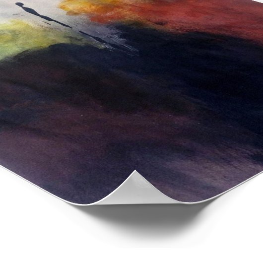 Poster SEUL - Peinture Abstraite (Coin)