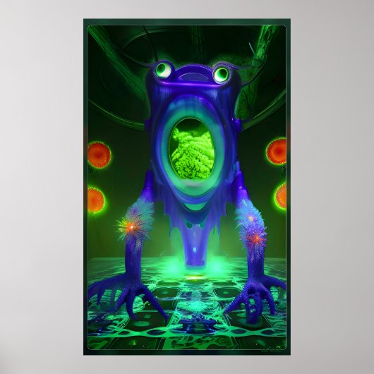 Poster Seulement à moitié effrayé (Devant)